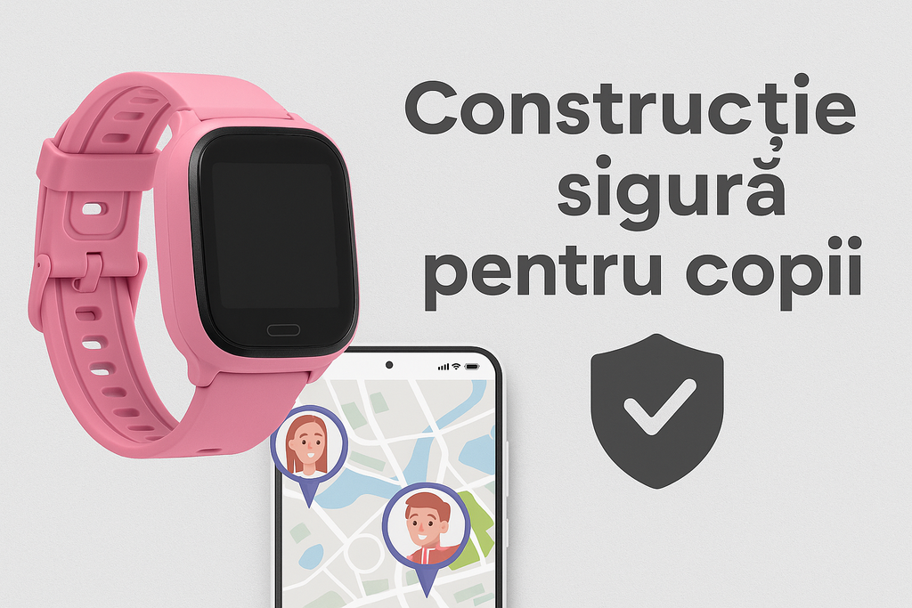 Smartwatch s-Eye pentru Copii cu GPS, Apel SIM și Localizare în Timp Real