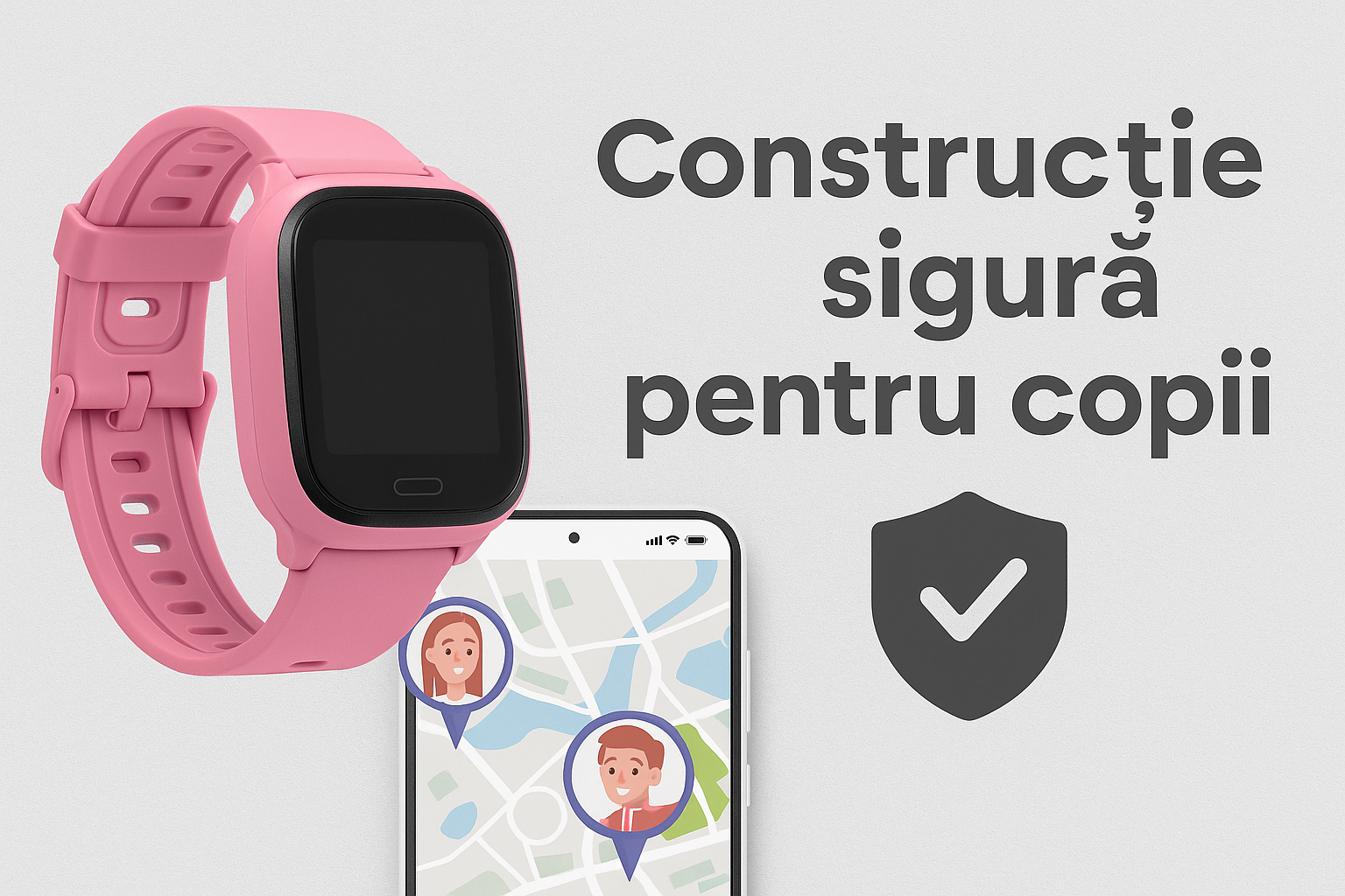Smartwatch s-Eye pentru Copii cu GPS, Apel SIM și Localizare în Timp Real