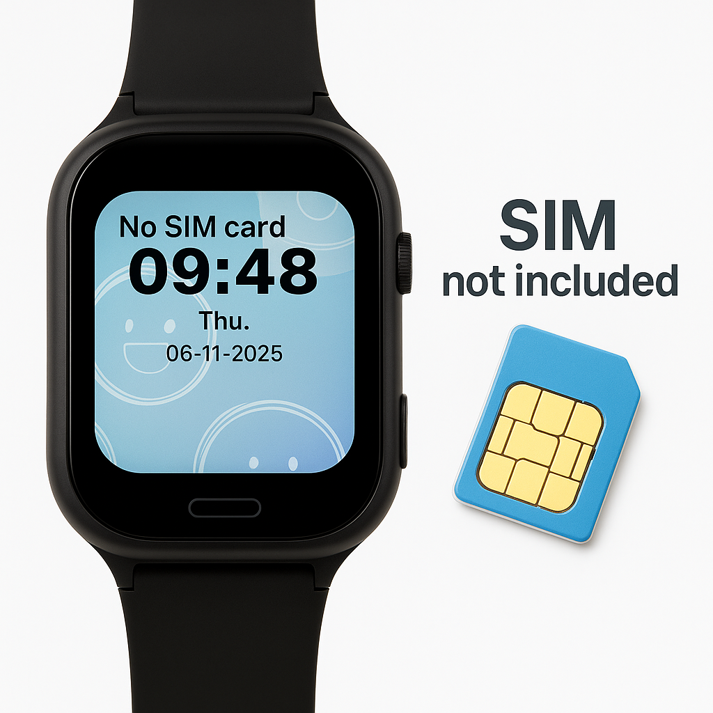 Smartwatch s-Eye pentru Copii cu GPS, Apel SIM și Localizare în Timp Real