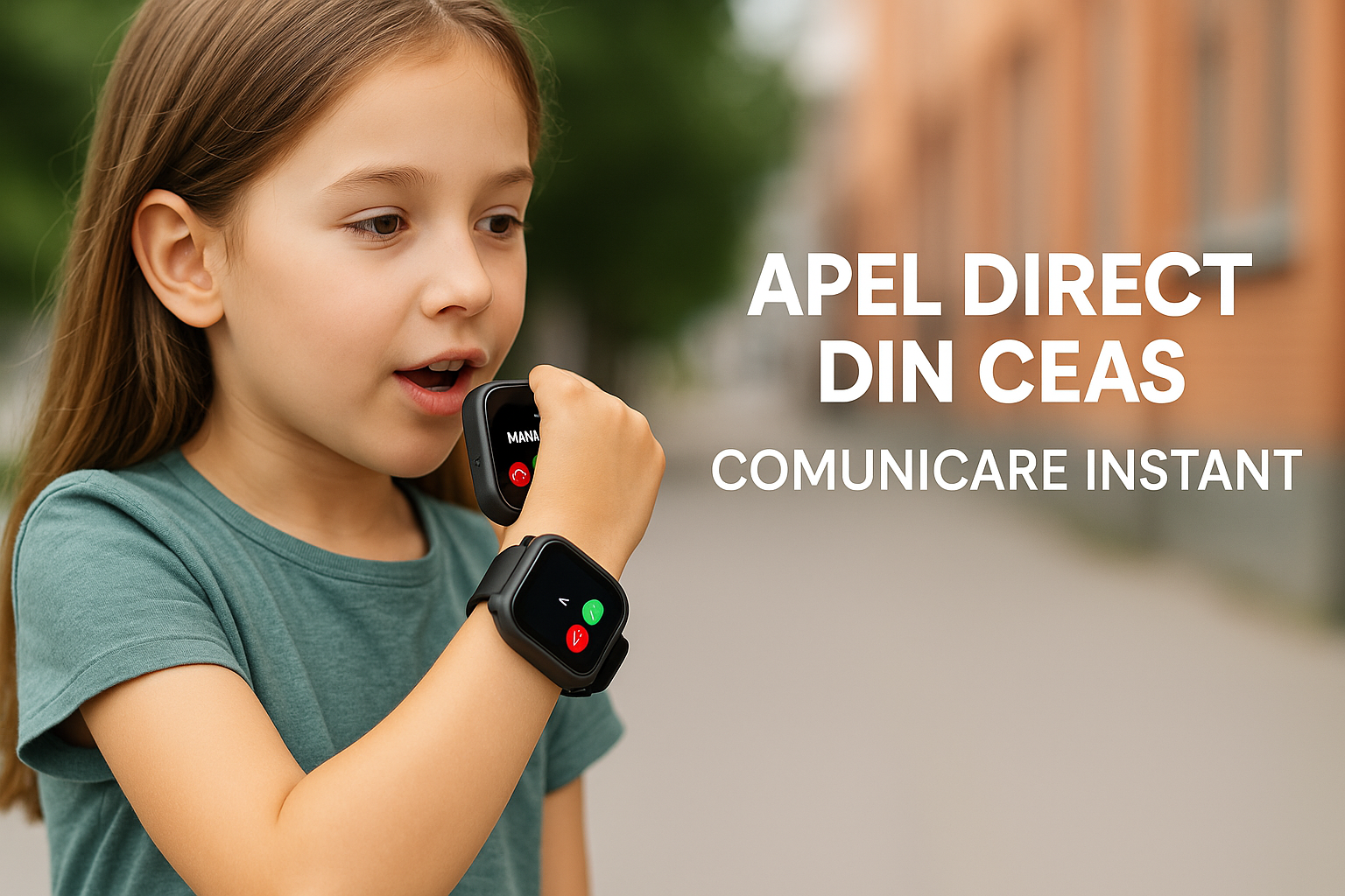 Smartwatch s-Eye pentru Copii cu GPS, Apel SIM și Localizare în Timp Real