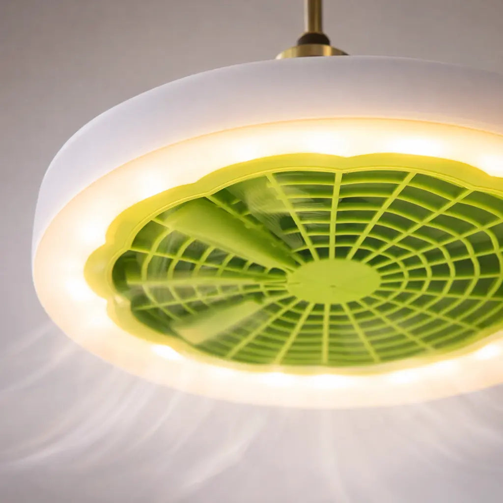 Lampă LED Smart cu ventilator integrat 30 W, dulie E27, telecomandă inclusă