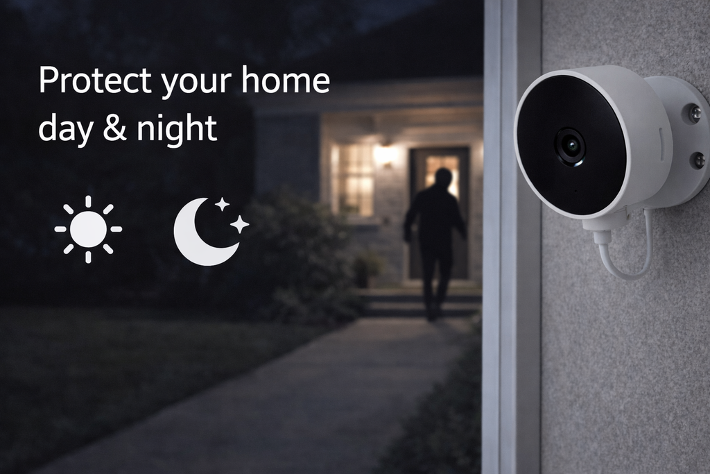 Cameră Supraveghere Interior s-Eye model LSC, Full HD 1080p, WiFi 2.4GHz, Audio Bidirecțional, Night Vision 5m, Unghi 75°, Alb