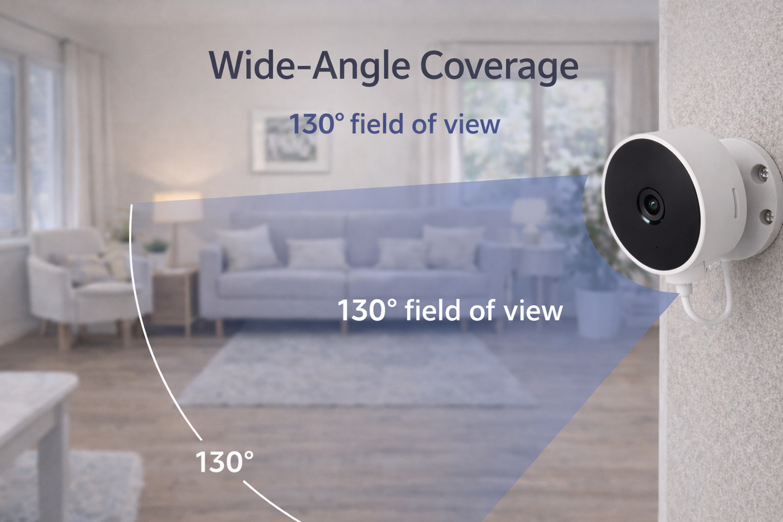 Cameră Supraveghere Interior s-Eye model LSC, Full HD 1080p, WiFi 2.4GHz, Audio Bidirecțional, Night Vision 5m, Unghi 75°, Alb
