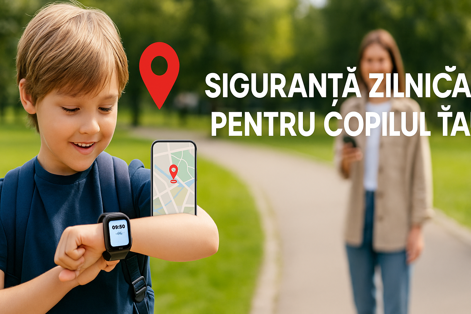 Smartwatch s-Eye pentru Copii cu GPS, Apel SIM și Localizare în Timp Real