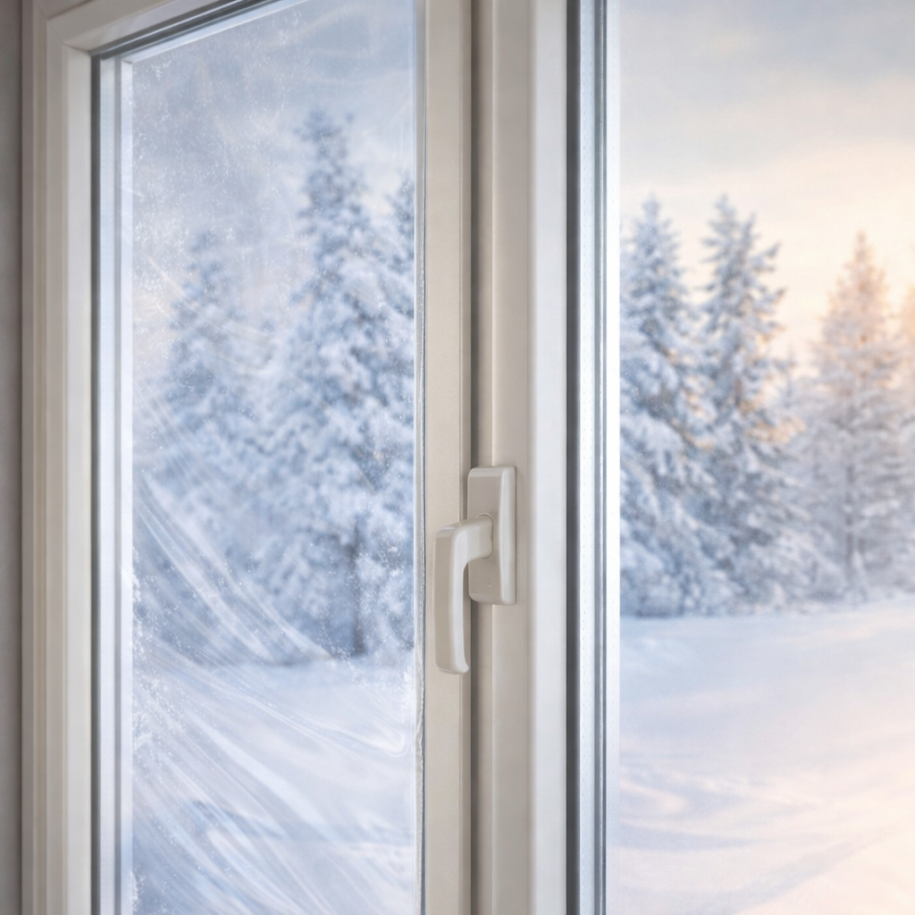 Folie izolatoare ferestre S-Eye 170 x 150 cm pentru reducerea pierderilor de căldură