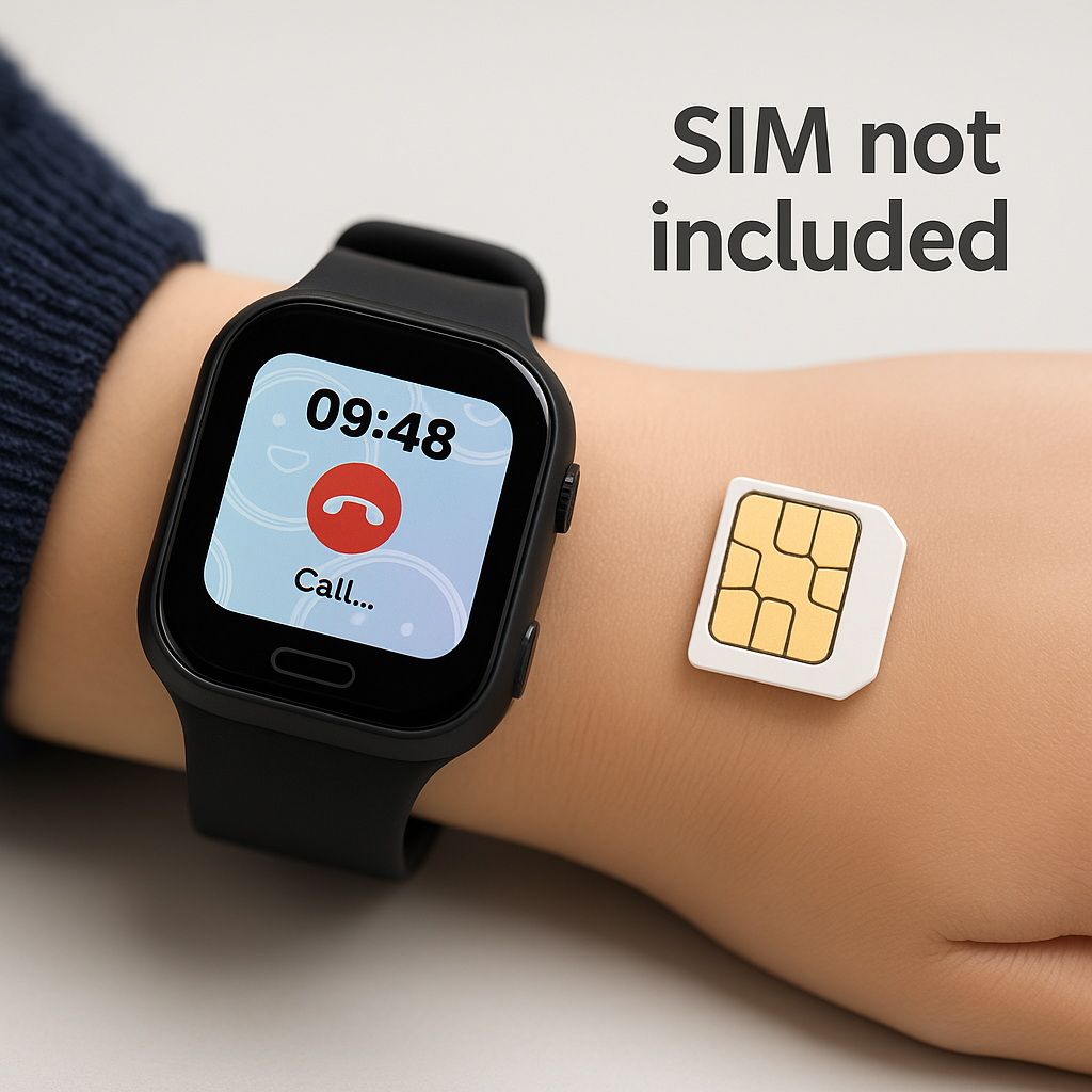 Smartwatch s-Eye pentru Copii cu GPS, Apel SIM și Localizare în Timp Real