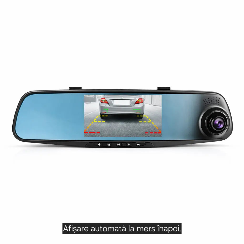 Camera  auto, oglinda DVR s-Eye față spate Full HD 1080p cu cameră marșarier