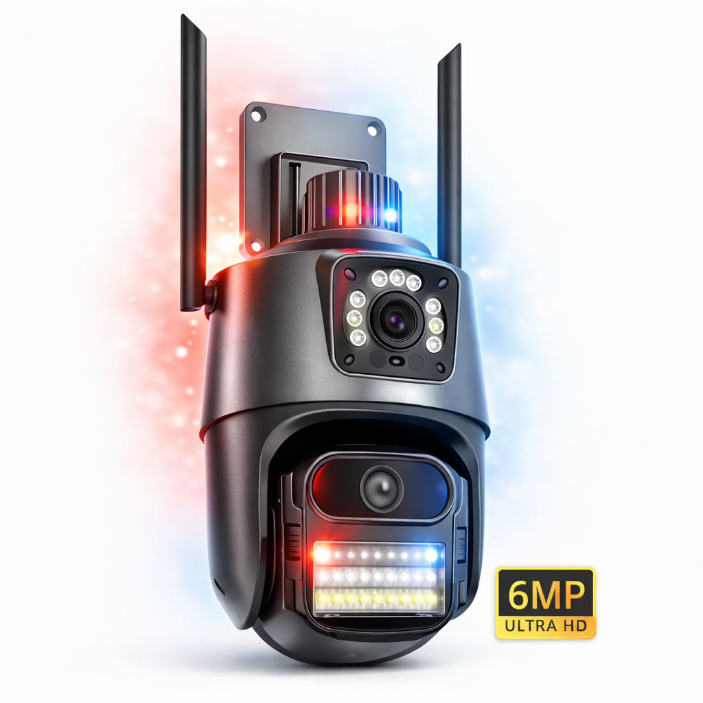 Cameră supraveghere S-Eye WiFi PTZ 6MP, zoom optic 10X, detectare persoane, vedere nocturnă color