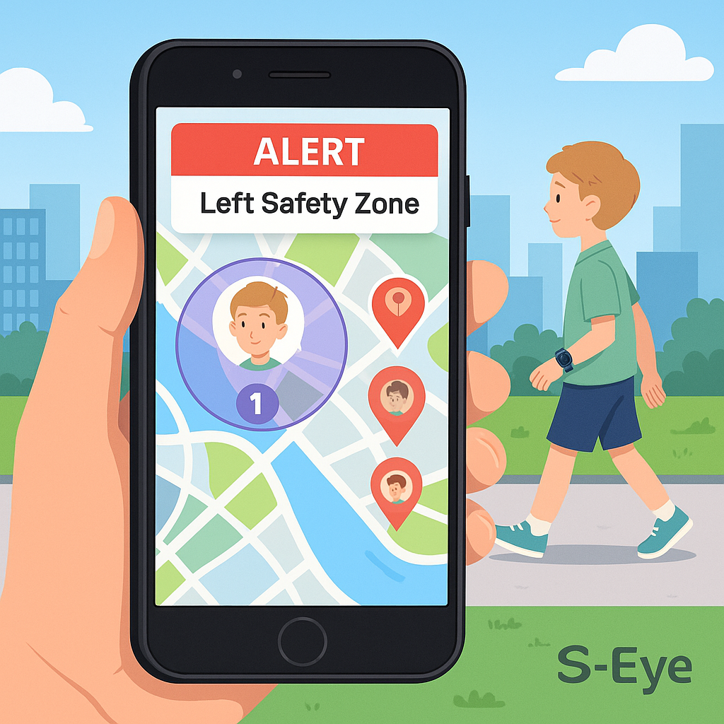 Smartwatch s-Eye pentru Copii cu GPS, Apel SIM și Localizare în Timp Real