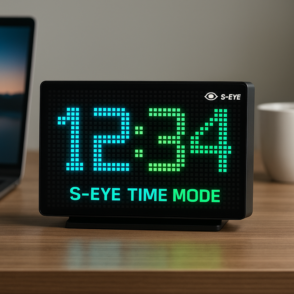 Tabla LED S-Eye 130×130 mm – Personalizabila prin Aplicatie Mobila iOS & Android