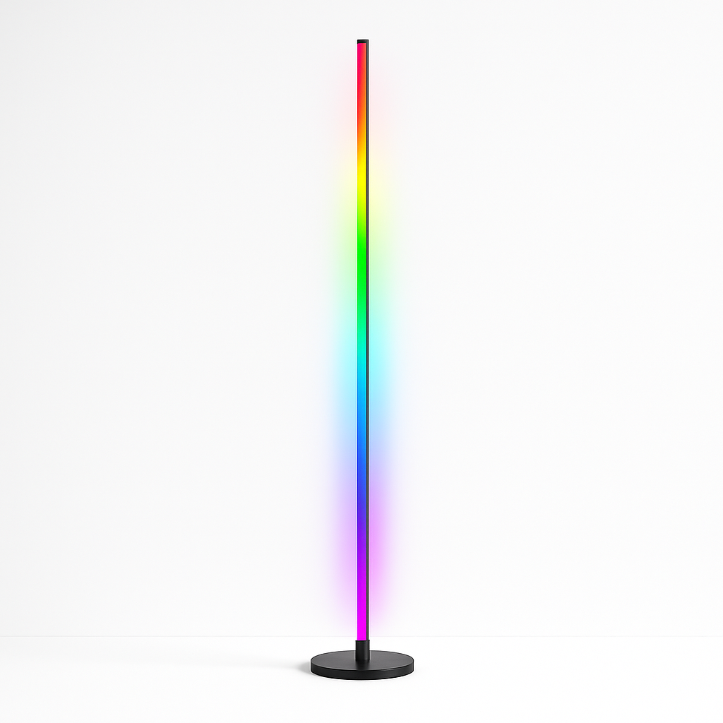 Lampa Philips RGBIC 142 cm, 13 moduri lumina, telecomanda, gradient si efecte dinamice