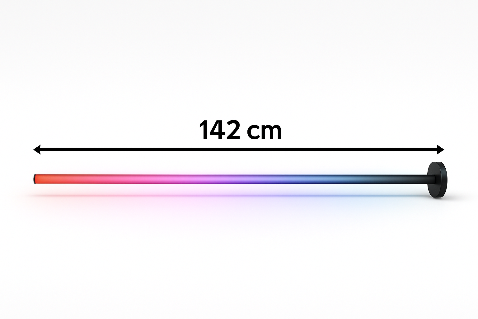 Lampa Philips RGBIC 142 cm, 13 moduri lumina, telecomanda, gradient si efecte dinamice