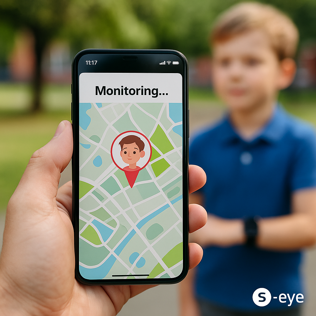 Smartwatch s-Eye pentru Copii cu GPS, Apel SIM și Localizare în Timp Real