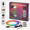 Bandă LED RGBIC S-Eye Ultra Thin 5m cu alimentare USB