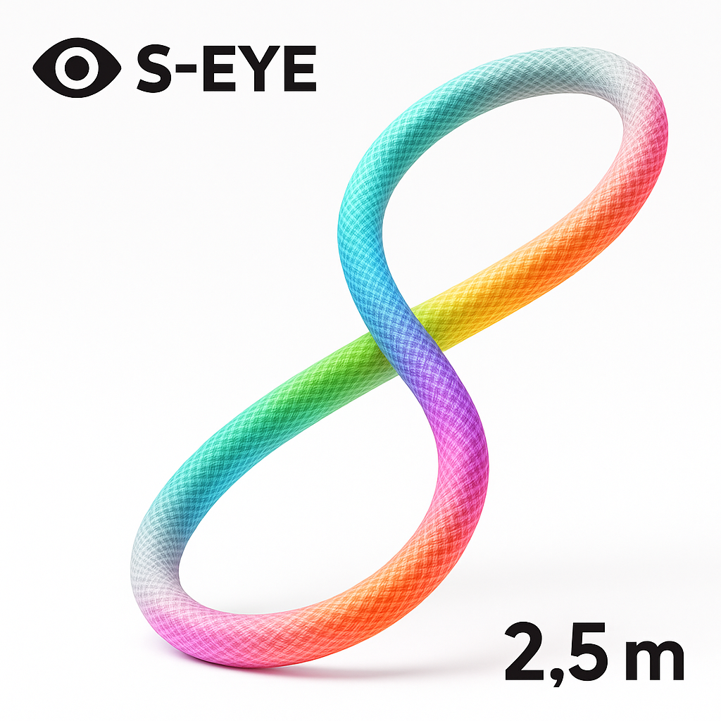 S-Eye Tub luminos RGB 2.5 m cu material textil flexibil si control remote