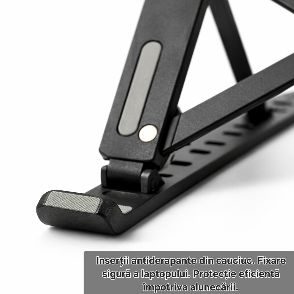 Suport laptop pliabil s-eye LAB31, reglabil 10 poziții, pentru laptop 13–15 inch