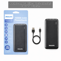 Baterie externă Philips PD 20W cu porturi USB-C și USB-A