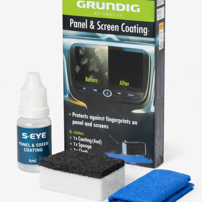 🧹 Kit Curățare & Protecție Display Auto Grundig – Burete + Lavetă, Ecrane Tactile