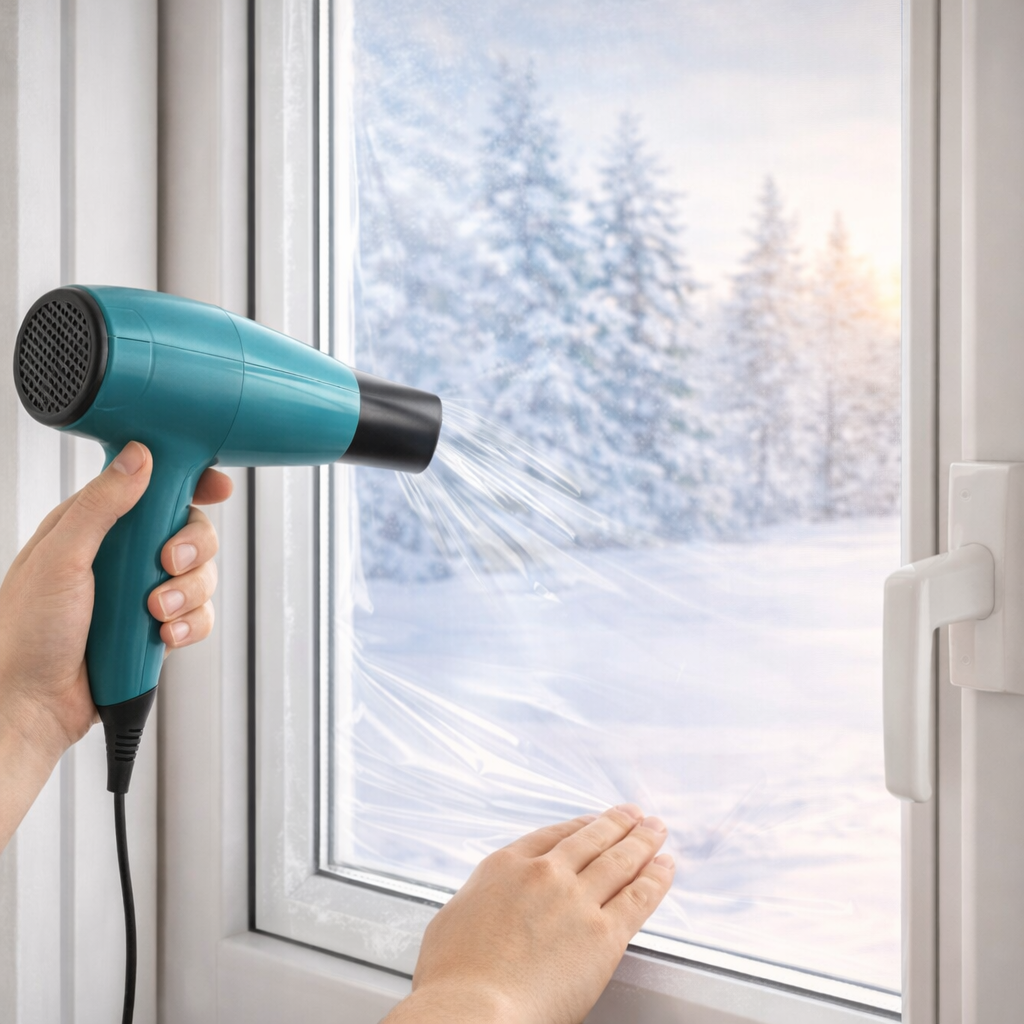 Folie izolatoare ferestre S-Eye 170 x 150 cm pentru reducerea pierderilor de căldură