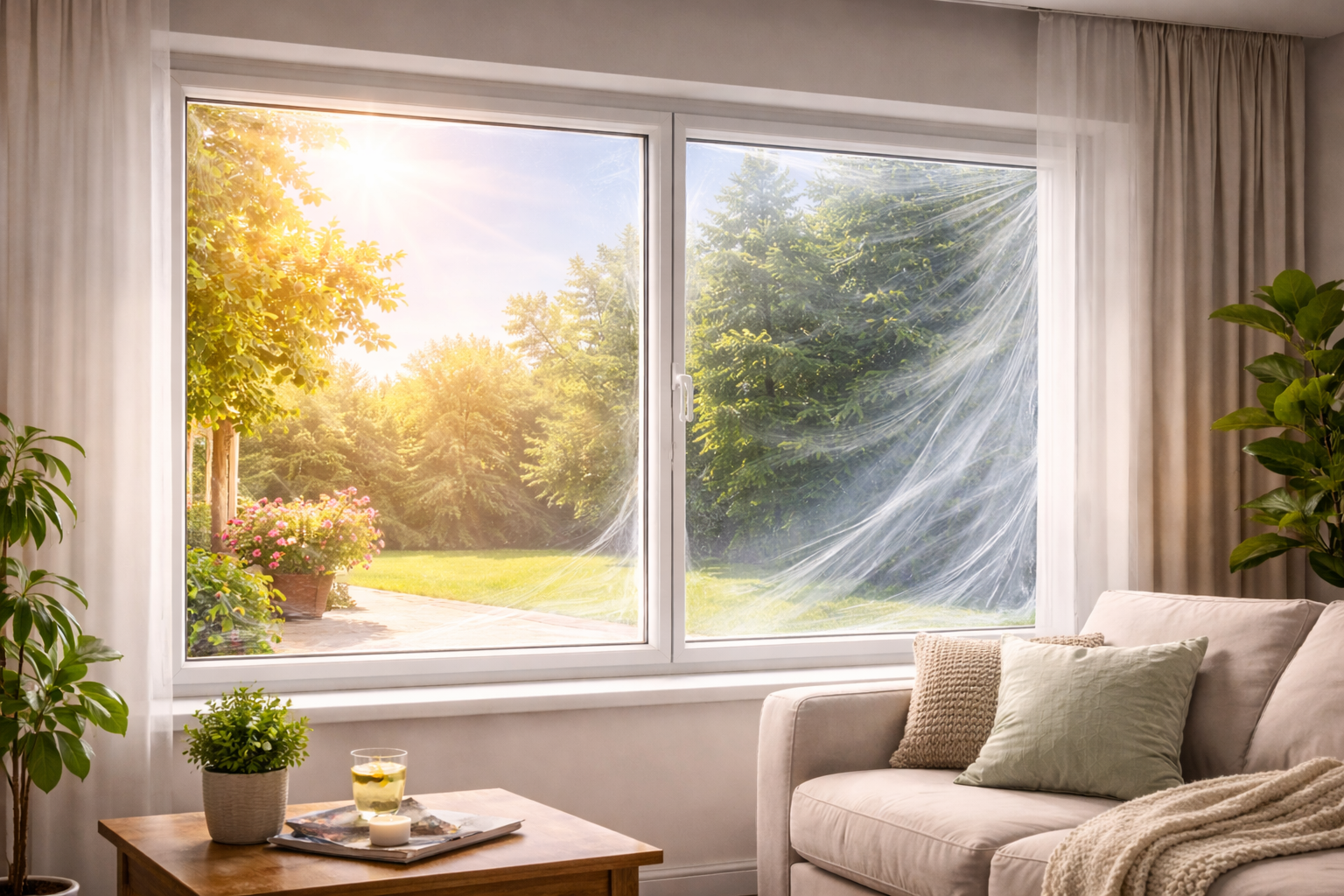 Folie izolatoare ferestre S-Eye 170 x 150 cm pentru reducerea pierderilor de căldură