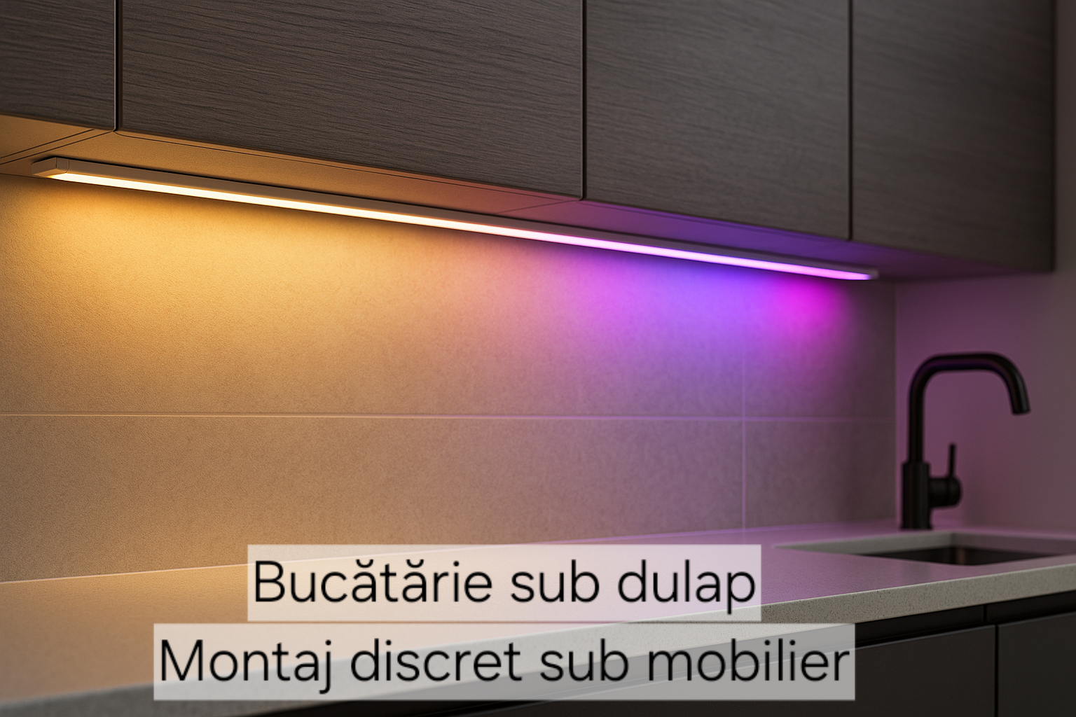 Bandă LED RGBIC s-eye Ultra Thin 5m cu Telecomandă și USB