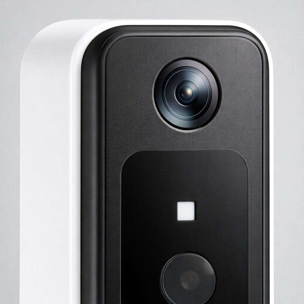 Sonerie Video WiFi Mini cu Cameră HD, Audio Bidirecțional, Detecție Mișcare PIR, Viziune Nocturnă, ABT 2010