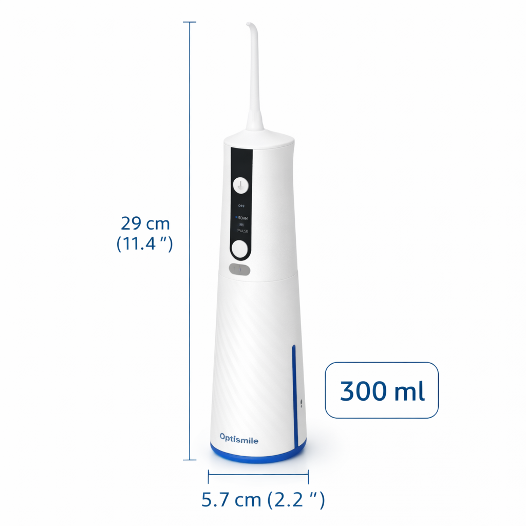 Irigator Bucal S-Eye OptiSmile Portabil cu Jet de Apa, 3 Moduri, USB-C