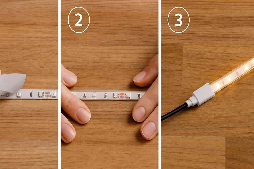 Bandă LED Philips Exterior 5 m RGB 1500 lm cu Telecomandă și Protecție IP44