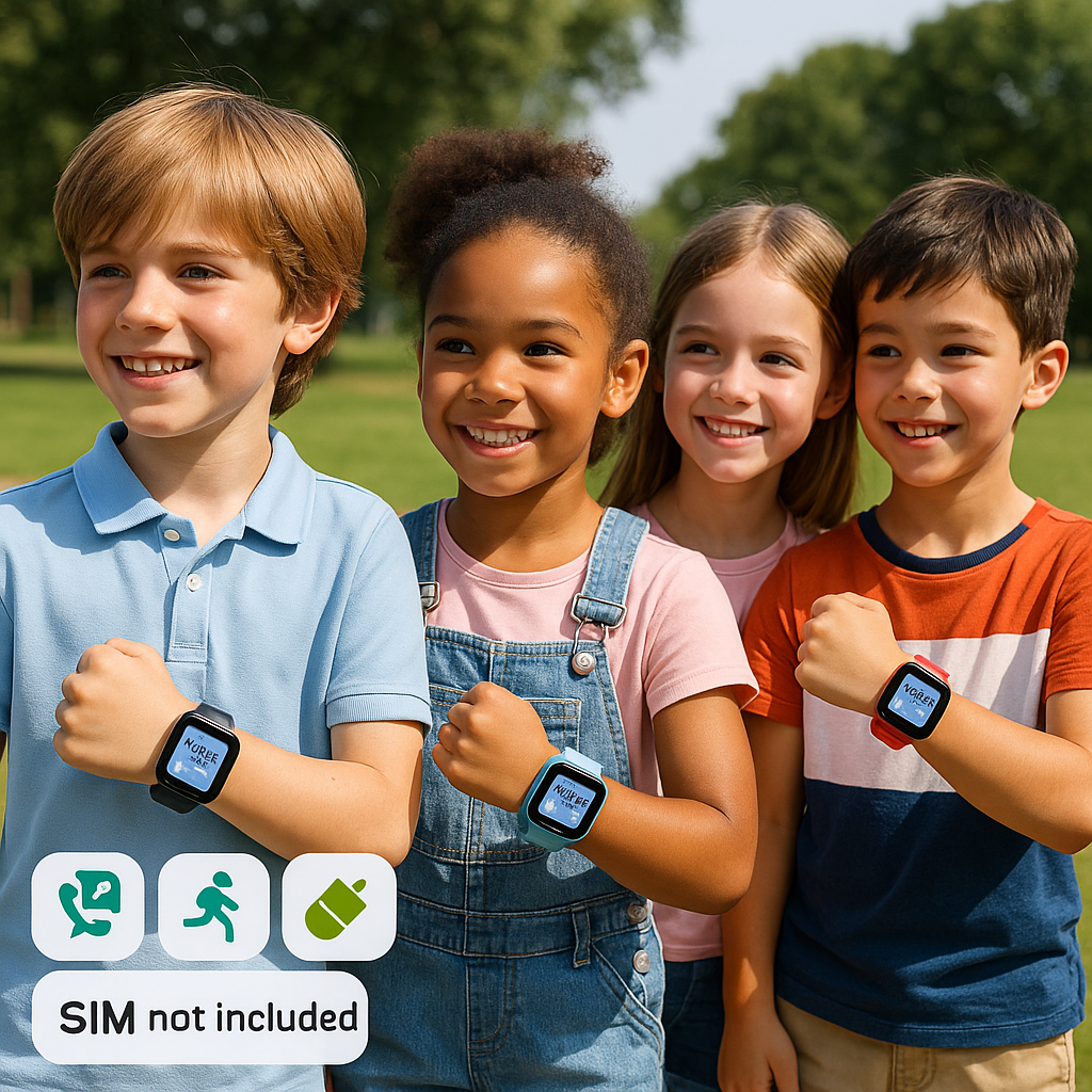 Smartwatch s-Eye pentru Copii cu GPS, Apel SIM și Localizare în Timp Real