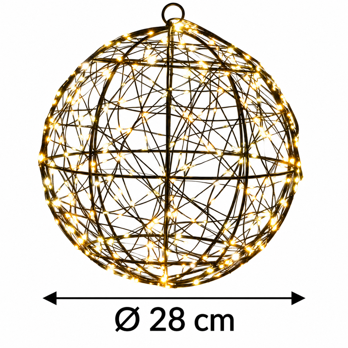 Glob luminos LED, diametru 28 cm