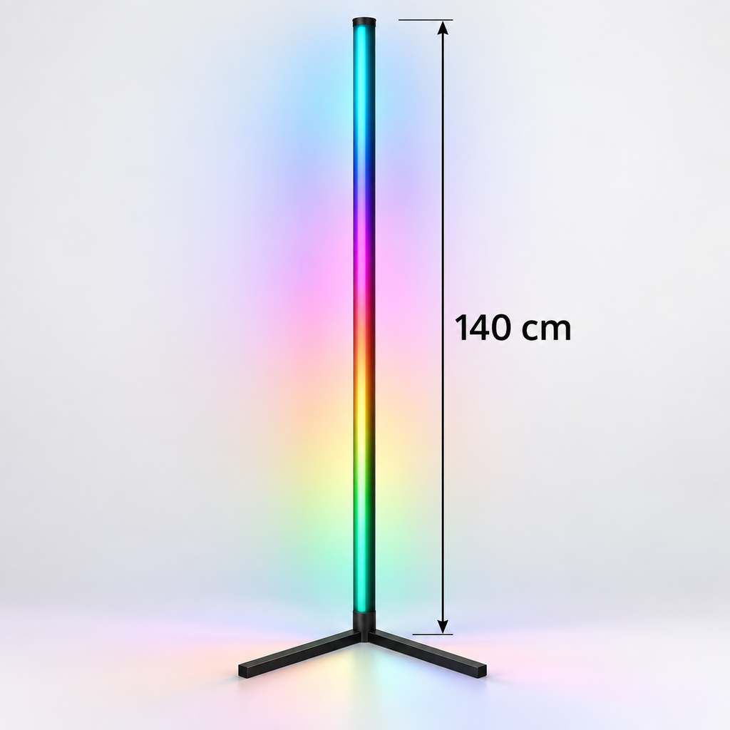 Lampă LED cu înălțime de 140 cm