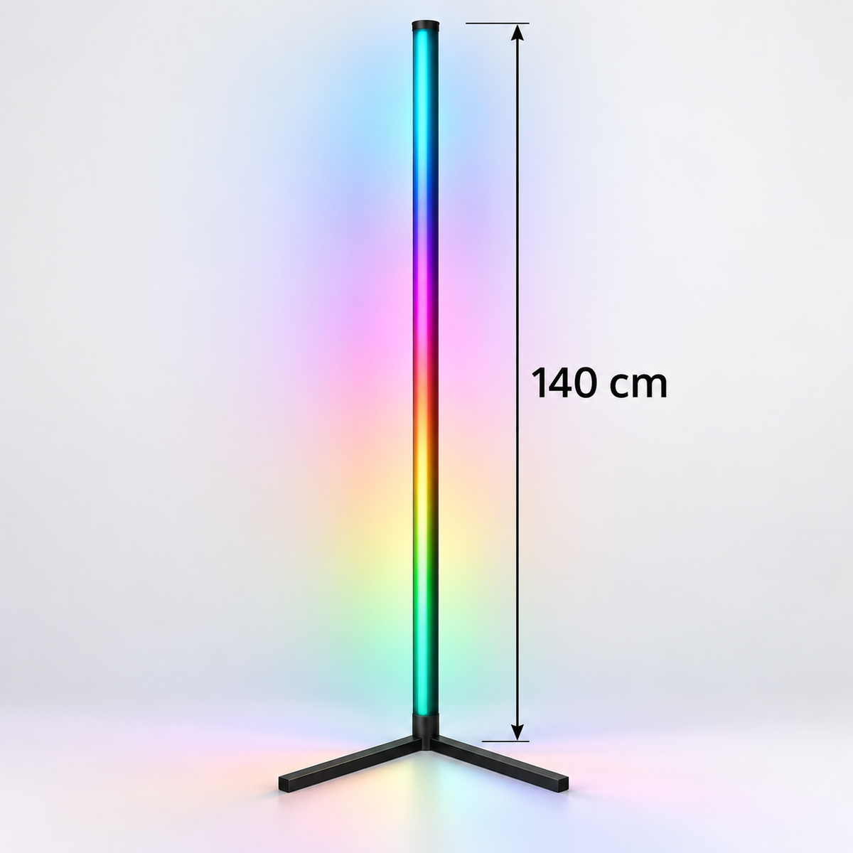 Lampă LED cu înălțime de 140 cm