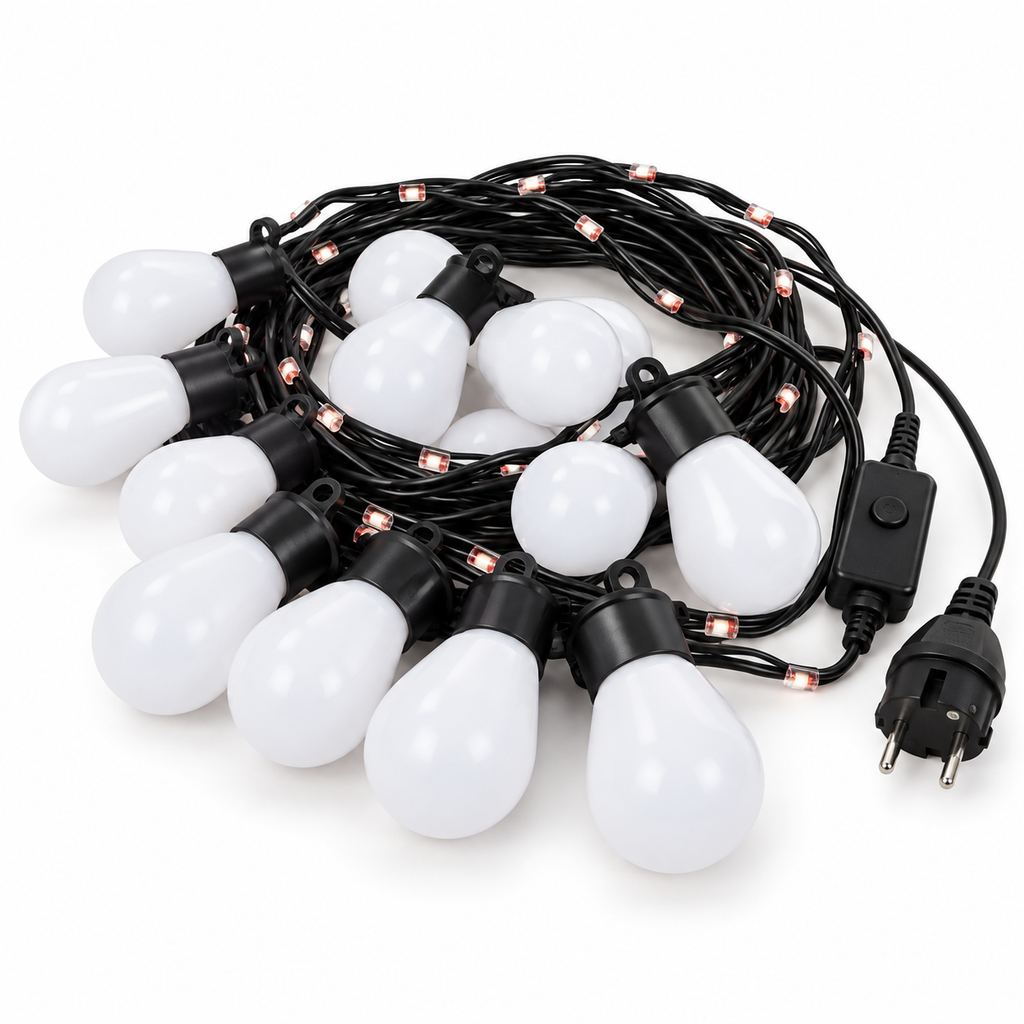 Instalație inteligentă LSC Smart Connect 13 m, 15 becuri și 56 luminițe