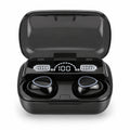 Căști Bluetooth M10 negre, hero