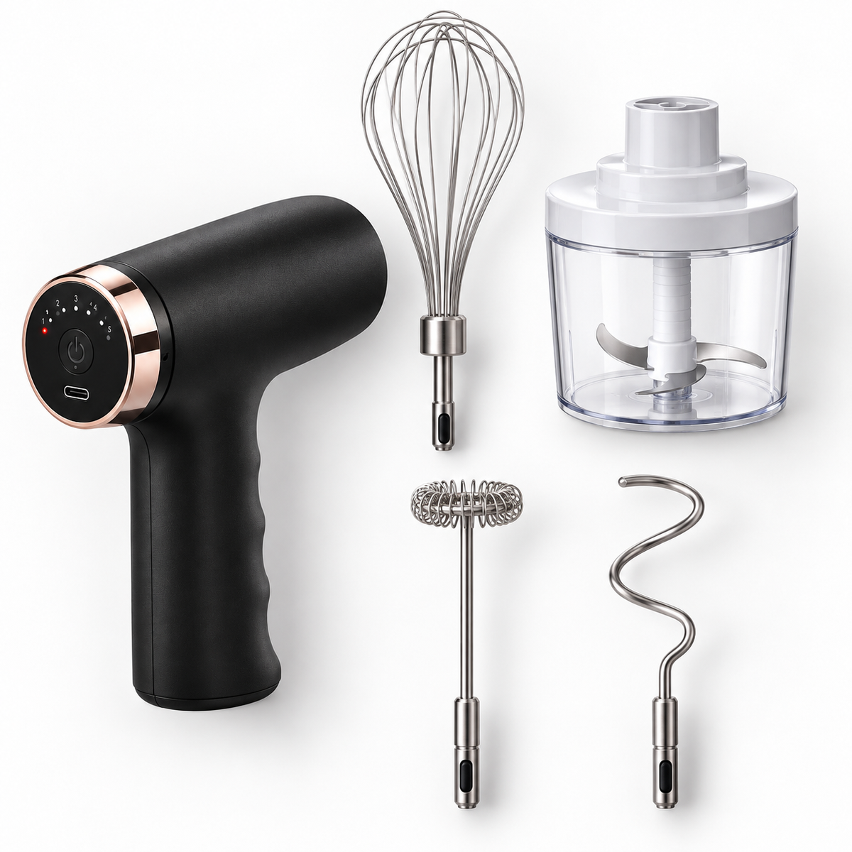 Multimixer TMC Home cu accesoriile incluse