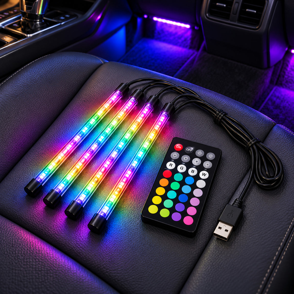 Kit lumini LED interior auto Nor-Tec, imagine 8 din 12