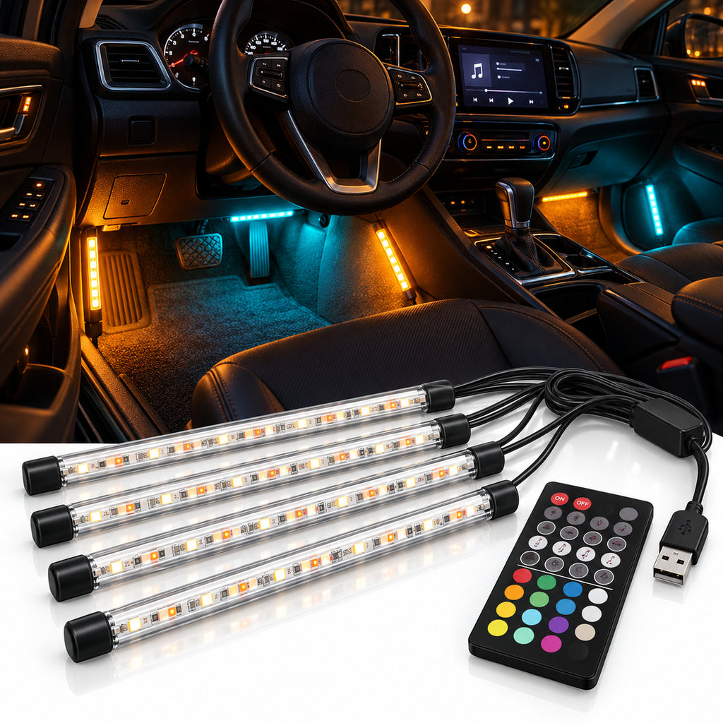 Kit lumini LED interior auto Nor-Tec, imagine 11 din 12