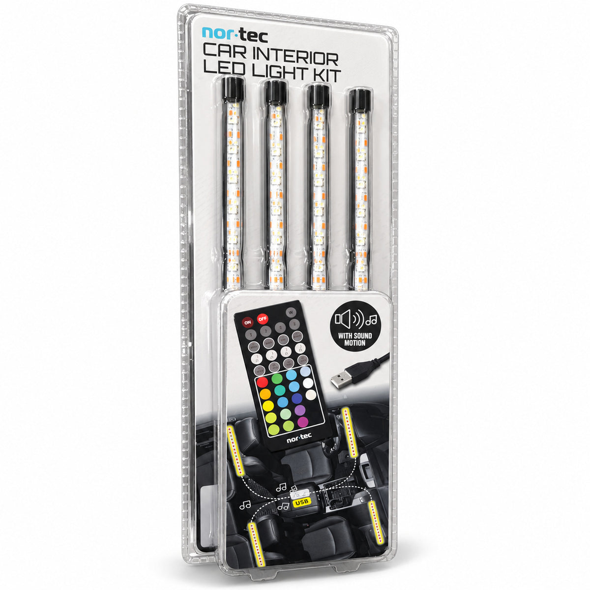 Kit lumini LED interior auto Nor-Tec, imagine 12 din 12