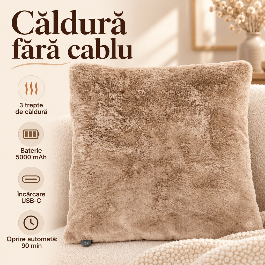 Pernă încălzitoare reîncărcabilă PJØR 55x55 cm – 03-specificatii