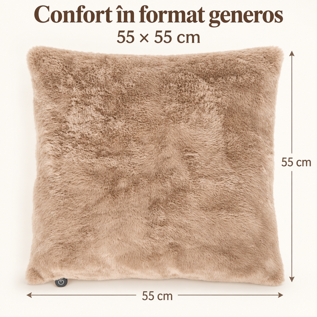 Pernă încălzitoare reîncărcabilă PJØR 55x55 cm – 05-dimensiuni