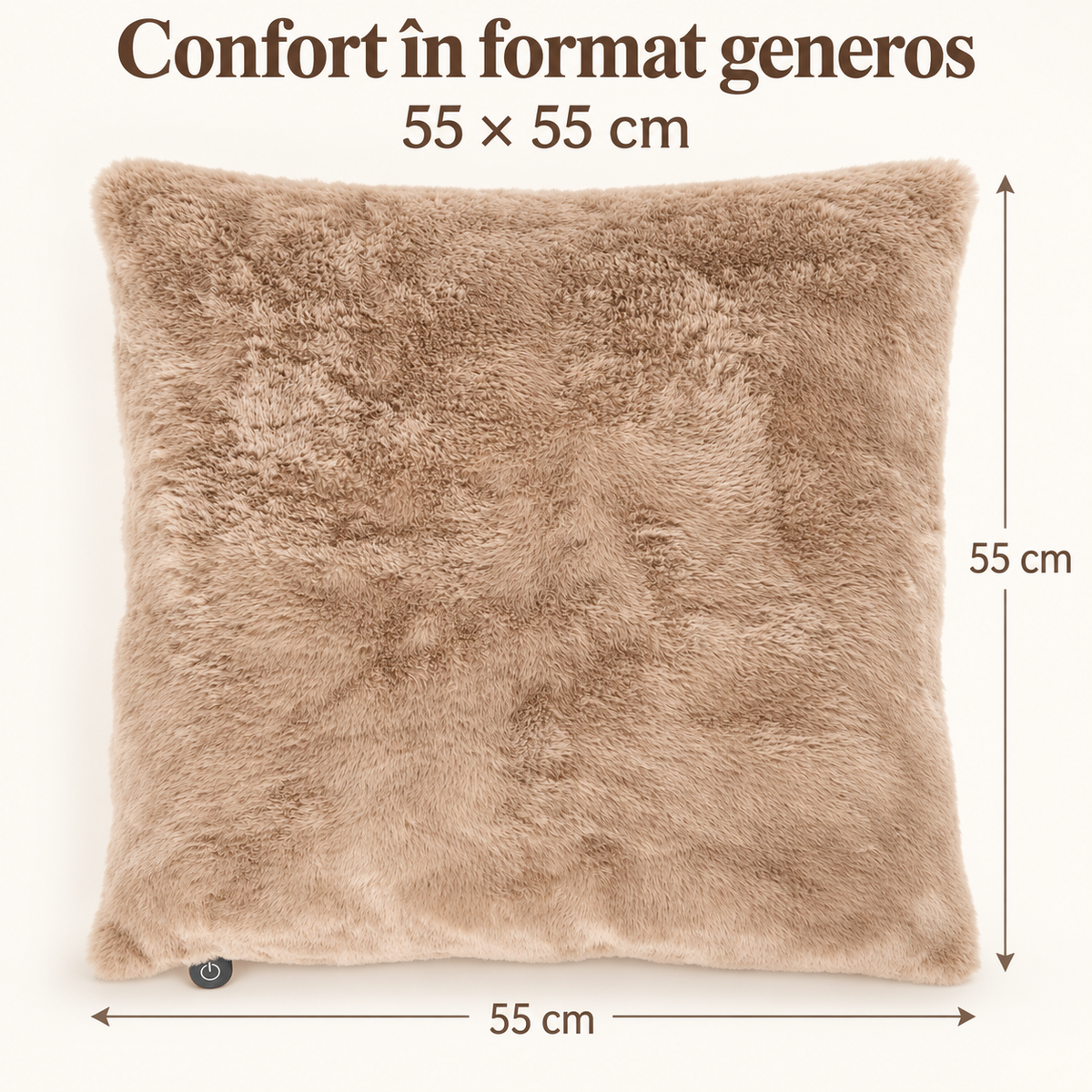 Pernă încălzitoare reîncărcabilă PJØR 55x55 cm – 05-dimensiuni