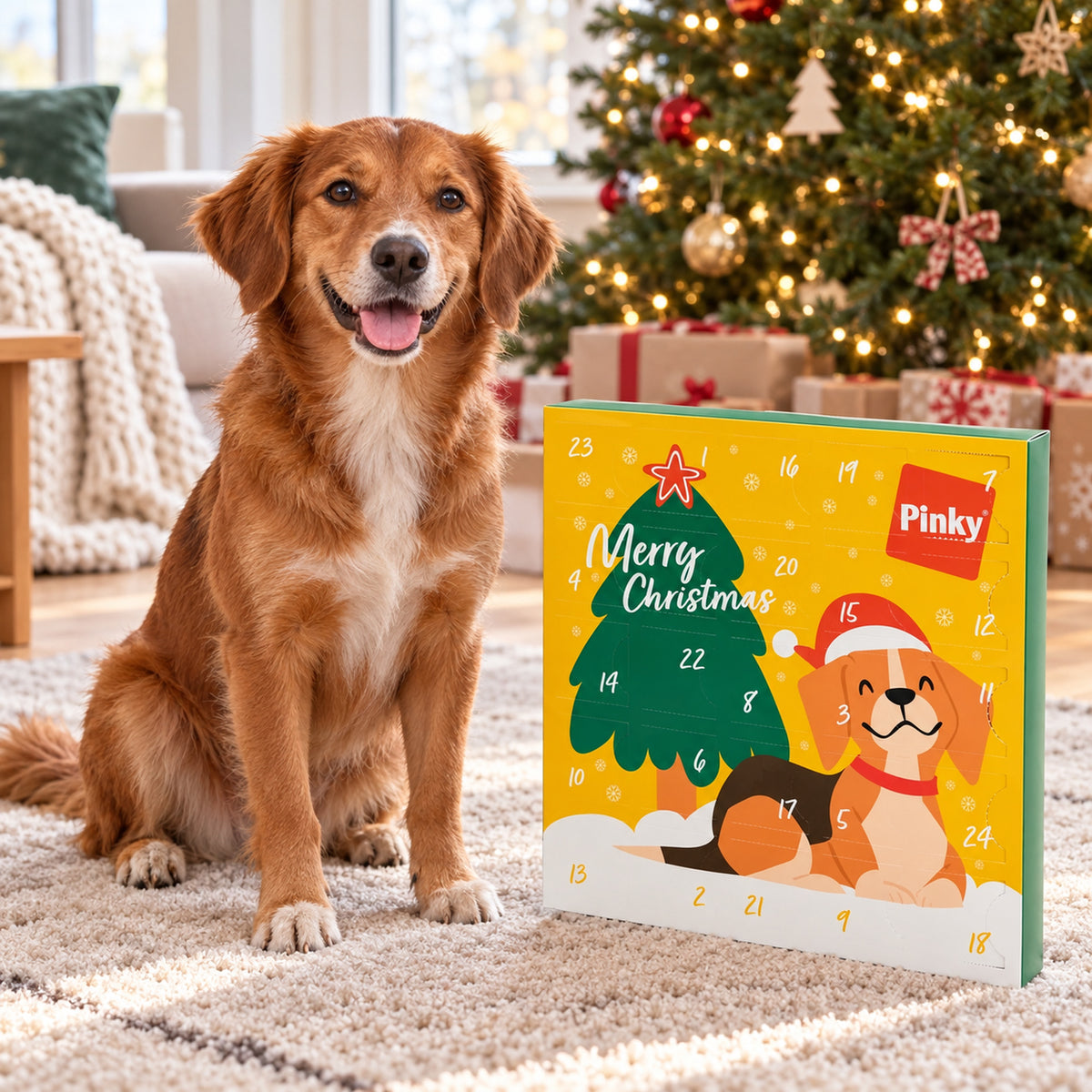 Calendar de Advent Pinky cu recompense pentru câini, imagine 9 din 12