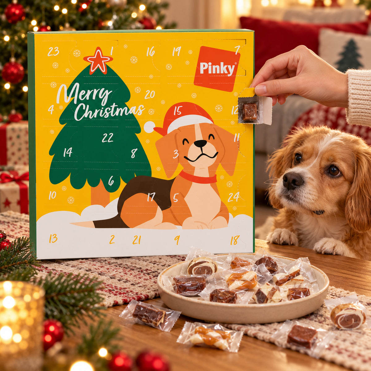 Calendar de Advent Pinky cu recompense pentru câini, imagine 11 din 12