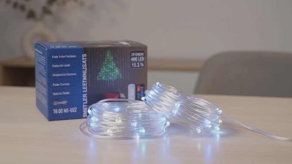 Instalatie Intelligenta S-Eye 400 LED-uri, control Wi-Fi, telecomanda, 2x2 m