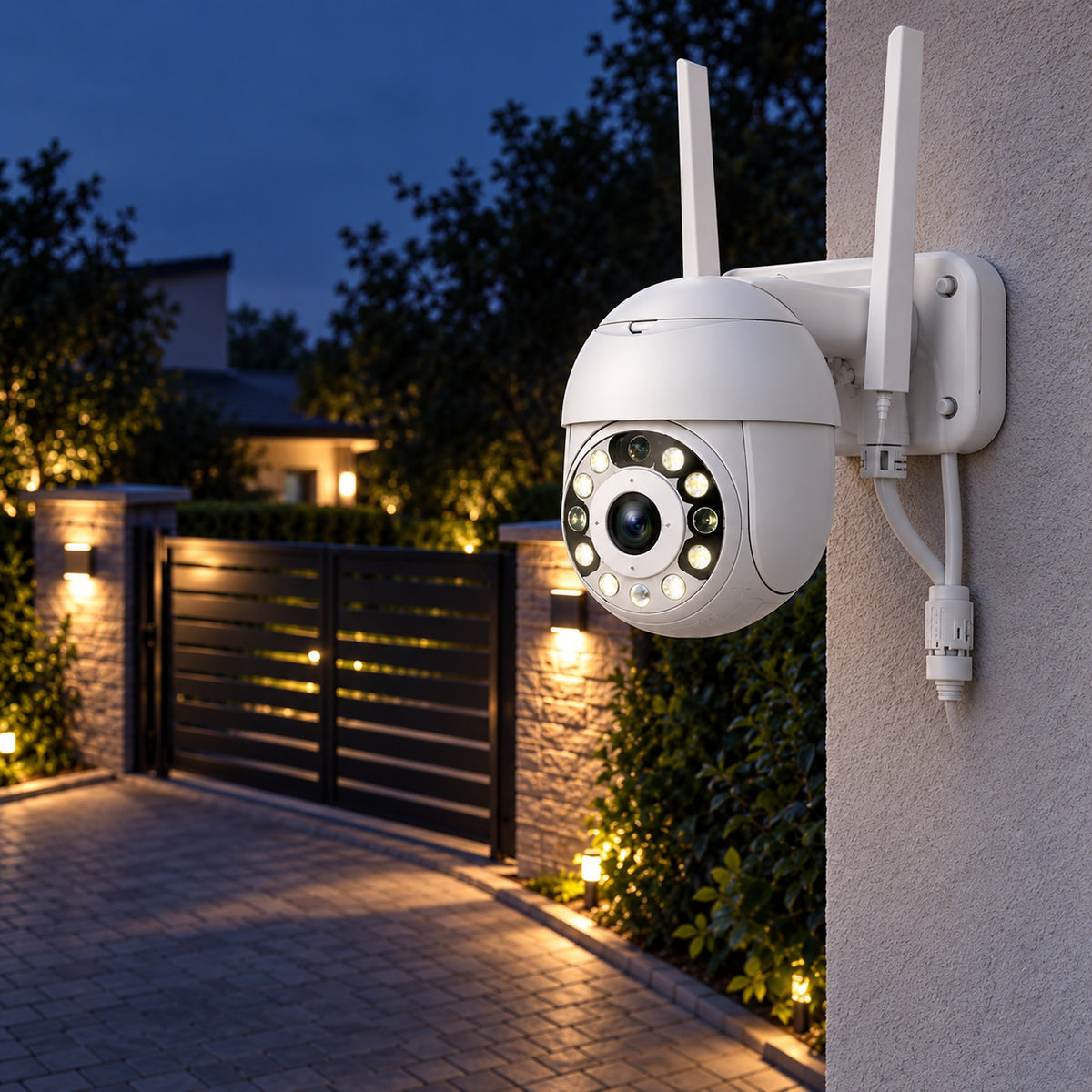 Imagine de prezentare 3: 📷 Cameră WiFi Smart S-Eye 5MP PTZ – Exterior IP66, Infraroșu, Detectie PIR, Vizualizare Remotă