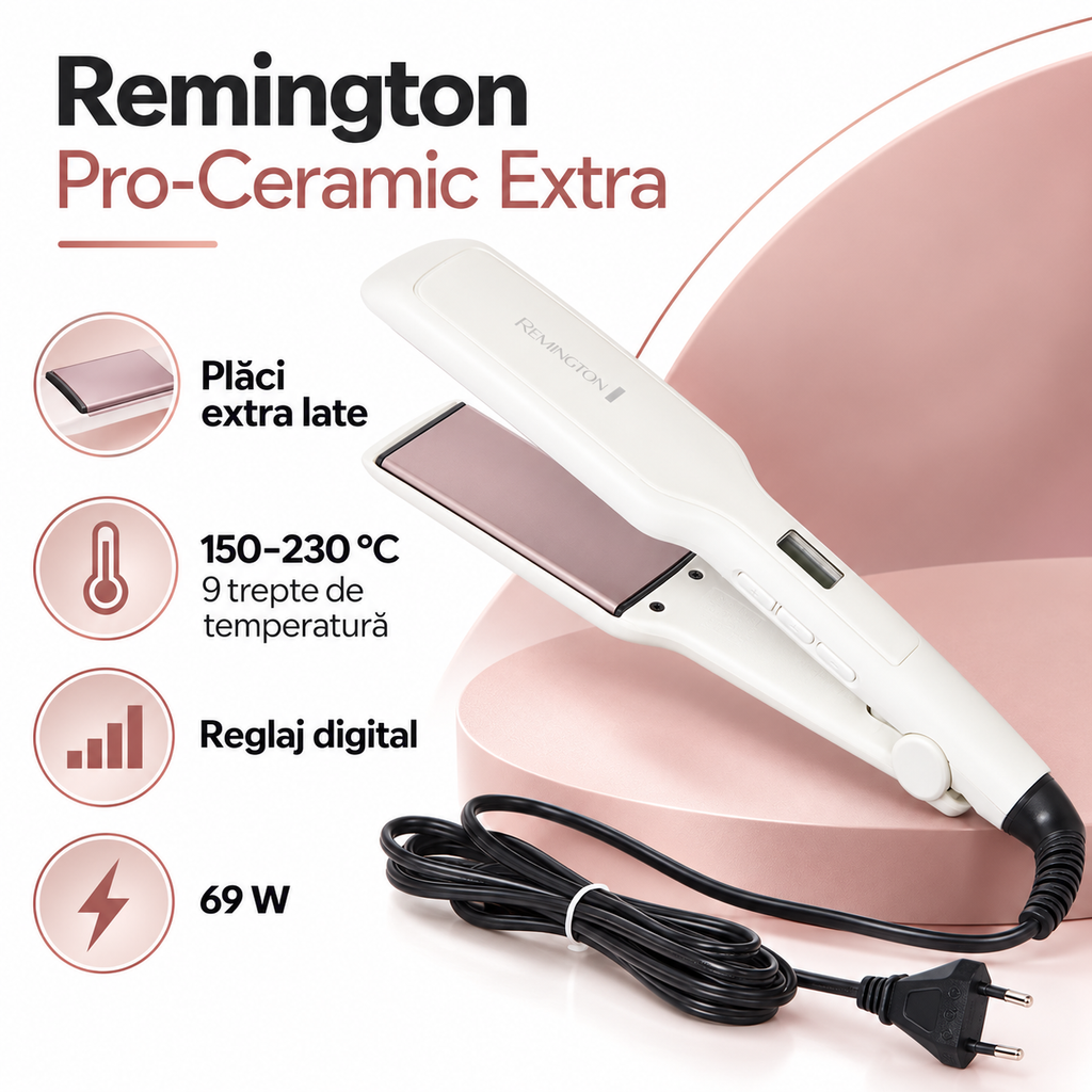 Placă de păr Remington Pro-Ceramic Extra, 03-technicalproduct