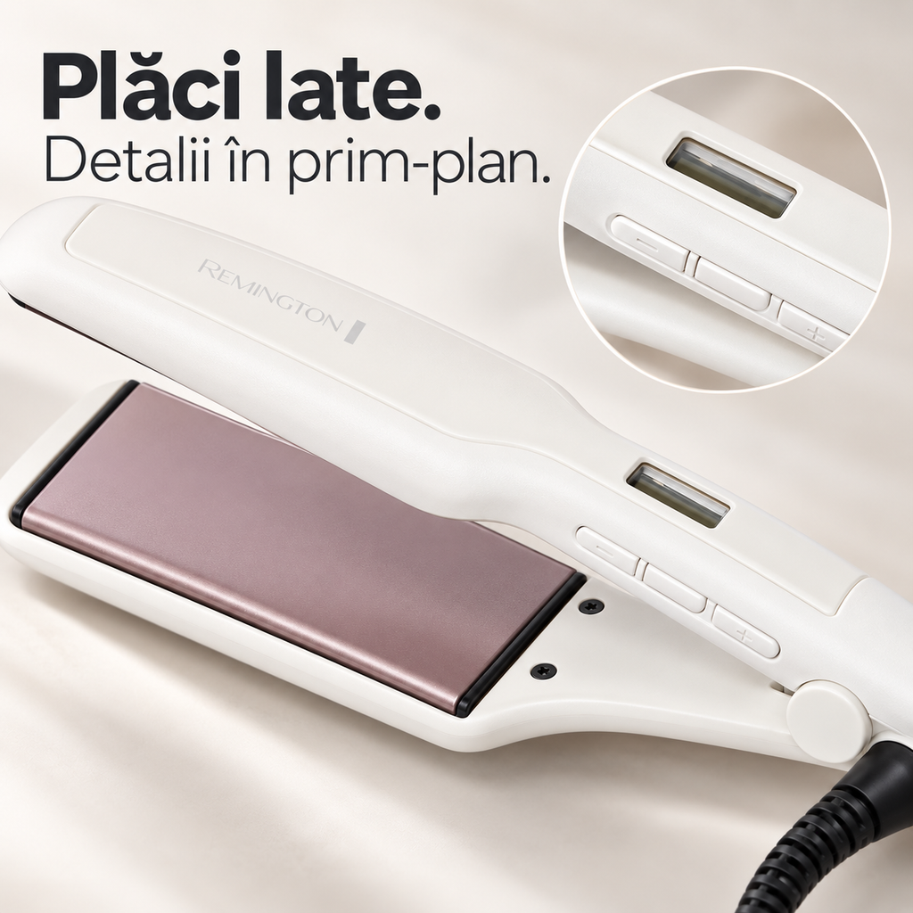 Placă de păr Remington Pro-Ceramic Extra, 04-detailview