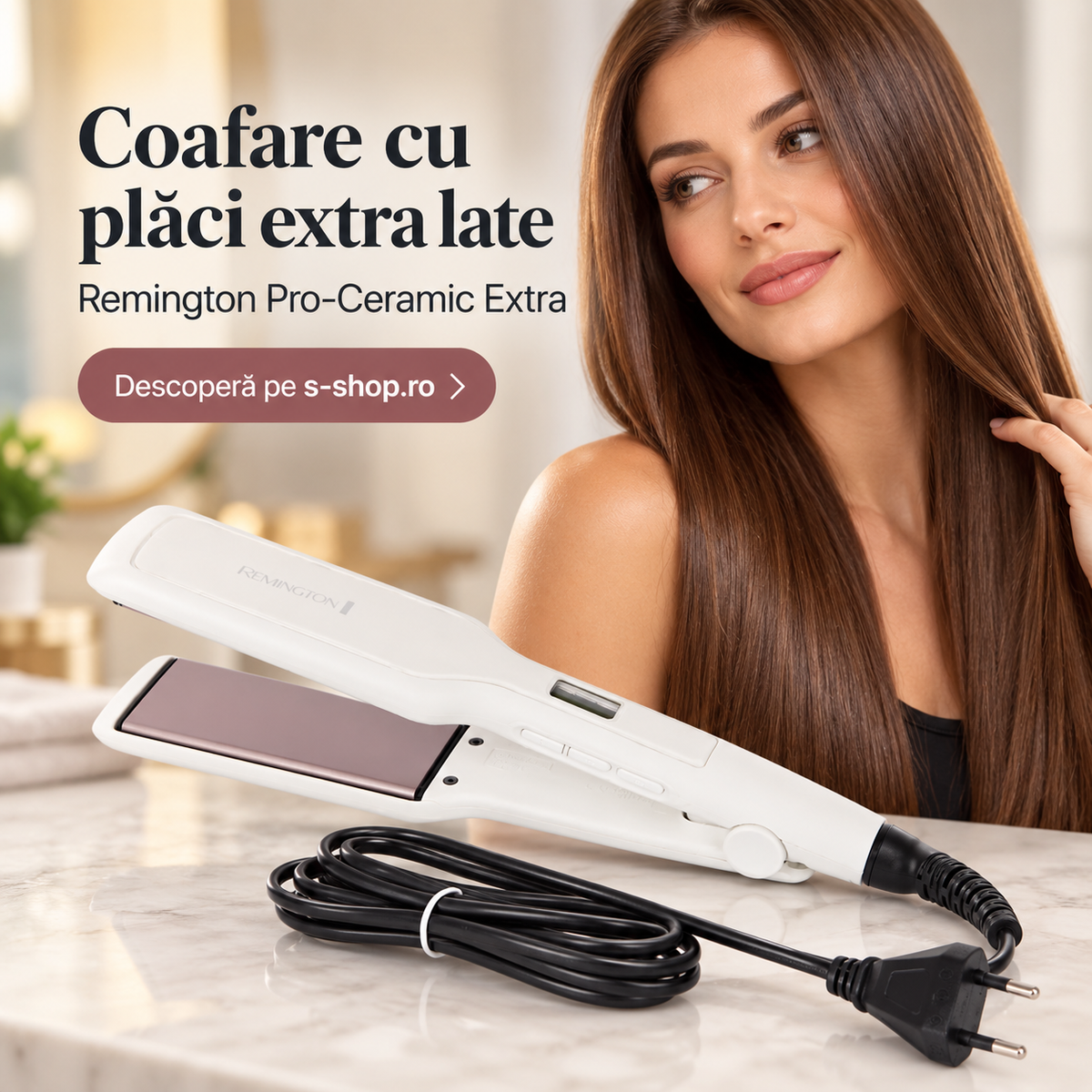 Placă de păr Remington Pro-Ceramic Extra, 11-metaads