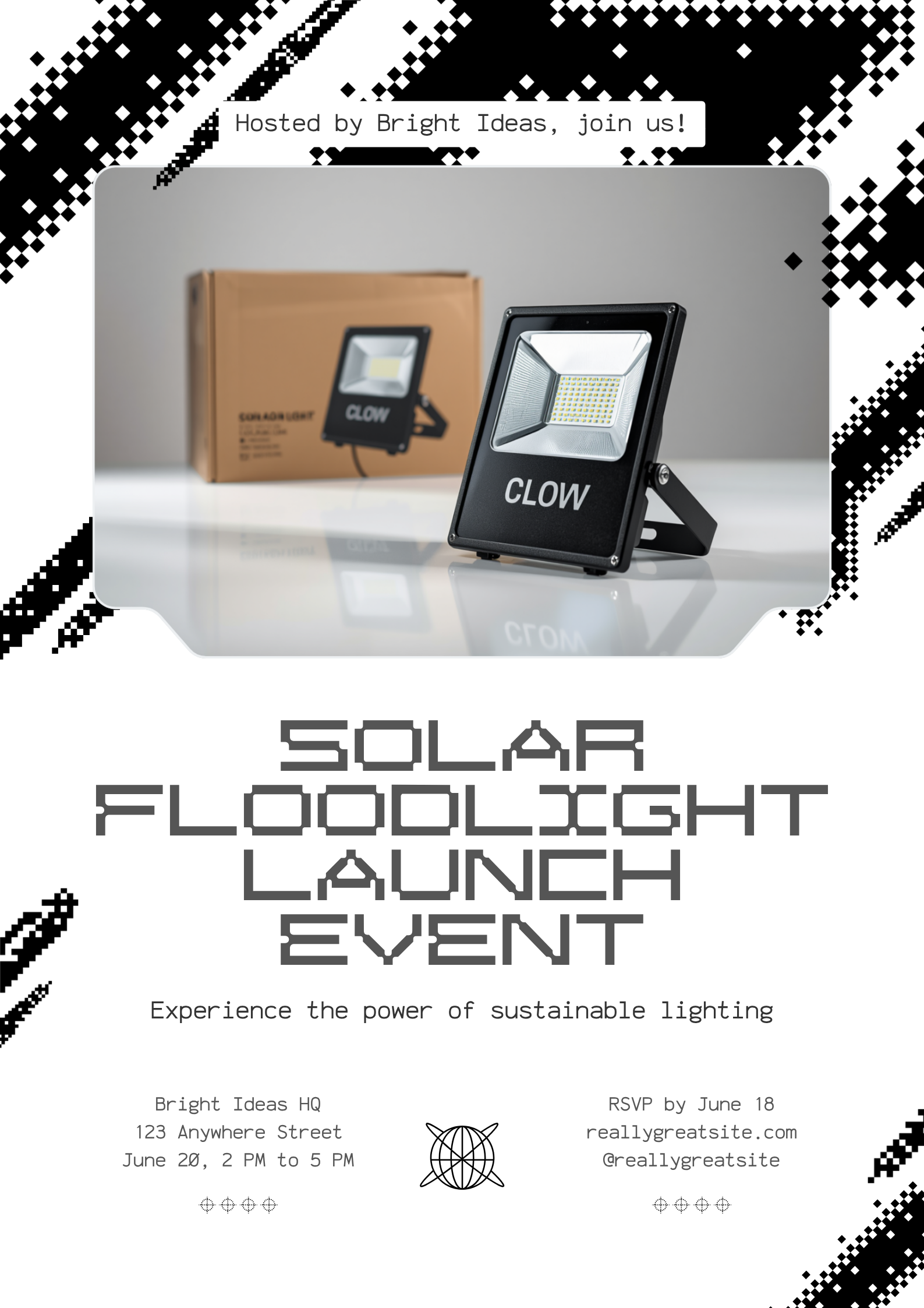 ☀️ Proiector Solar S-Eye 800 Lumen – LED, IP65, Senzor Zi/Noapte, Telecomandă, Panou Solar