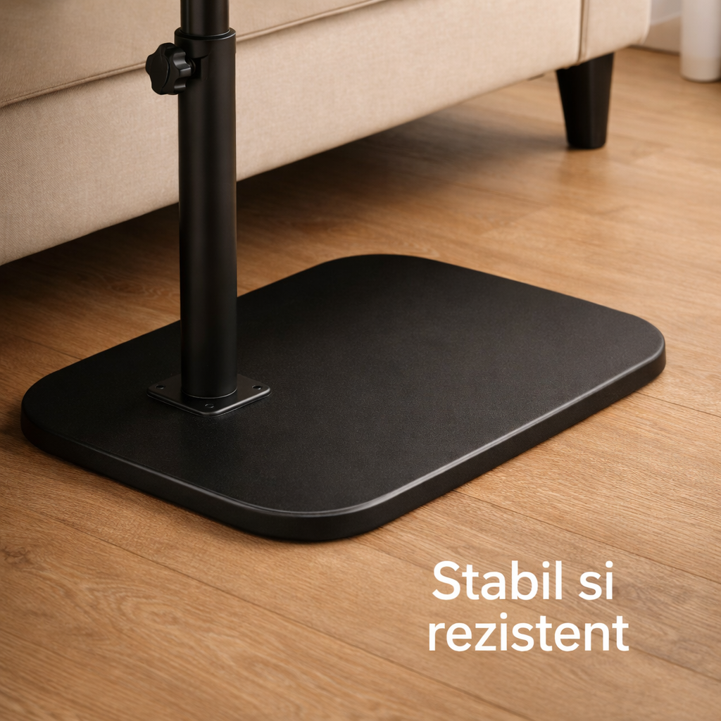 Masa Reglabila si Rotativa din Lemn S-Eye - 40x30 cm, Inaltime pana la 80 cm | Multifunctionala